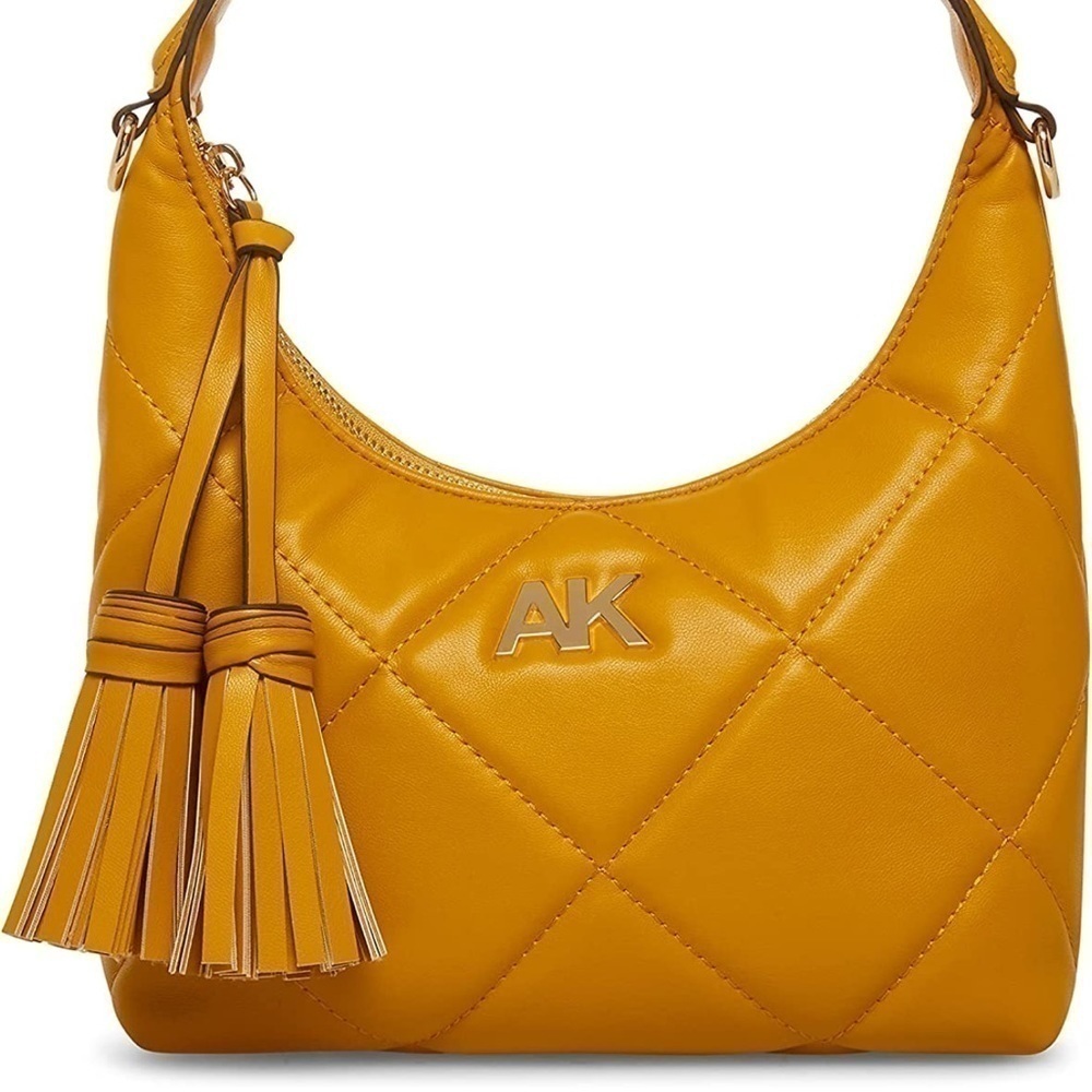 ANNE Klein Emerson faux leather quilted satchel/crossbody purse